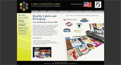 Desktop Screenshot of labelconceptsinc.com